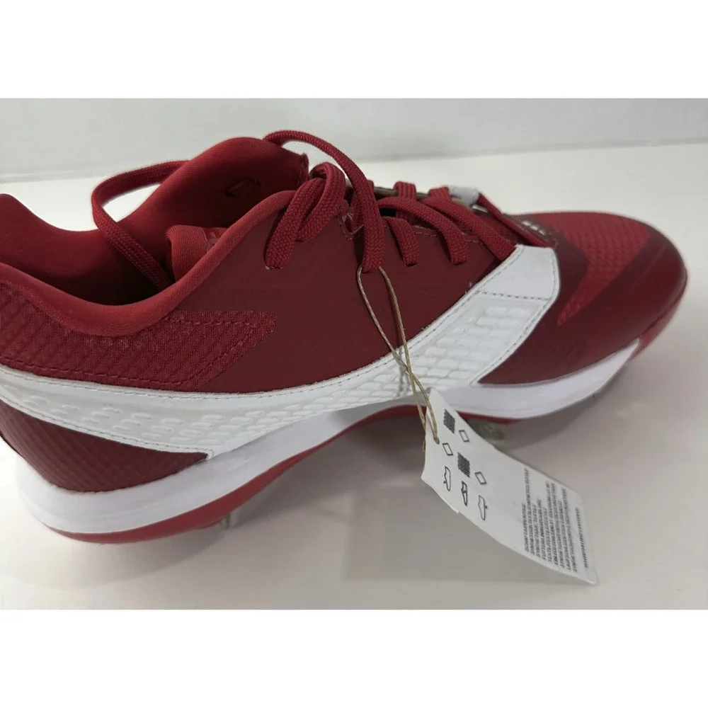NWT Adidas Men's Size 7 ICON 8 Baseball CLEATS IG7104 Red Shoes New Without Box - Picture 3 of 12